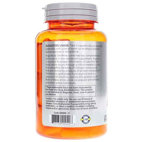 Arginine & Ornithine, NOW